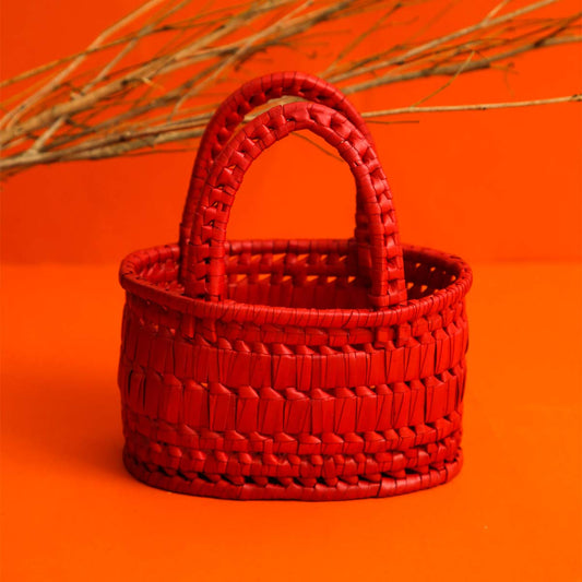 Ruby Palmyra Lunch Basket