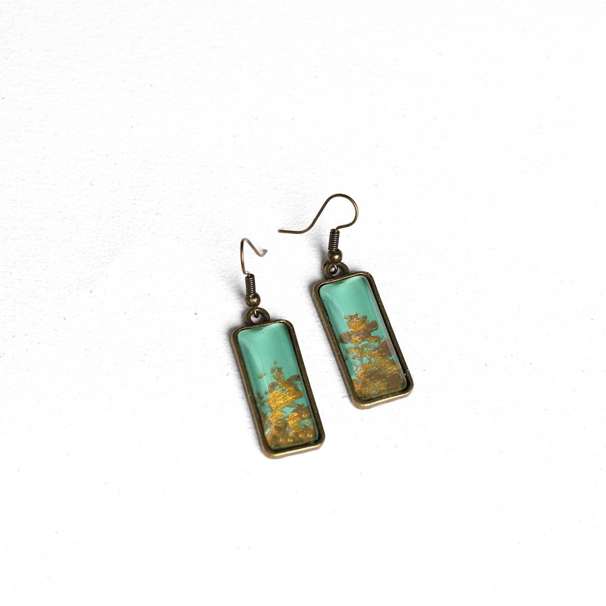 Golden Foil Earrings