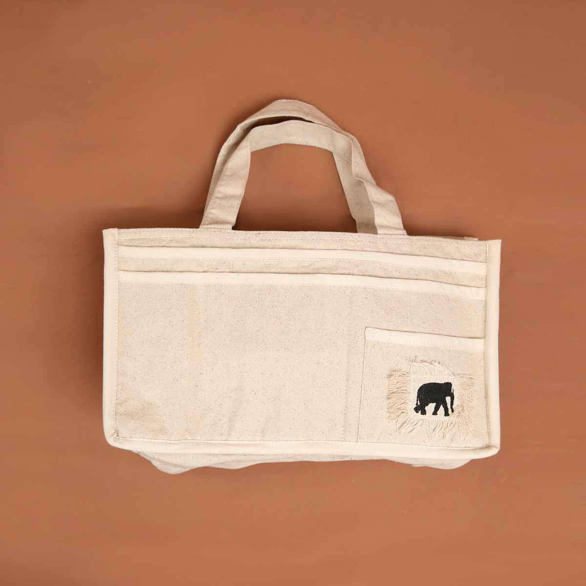 Elephant Corridor Tote Bag