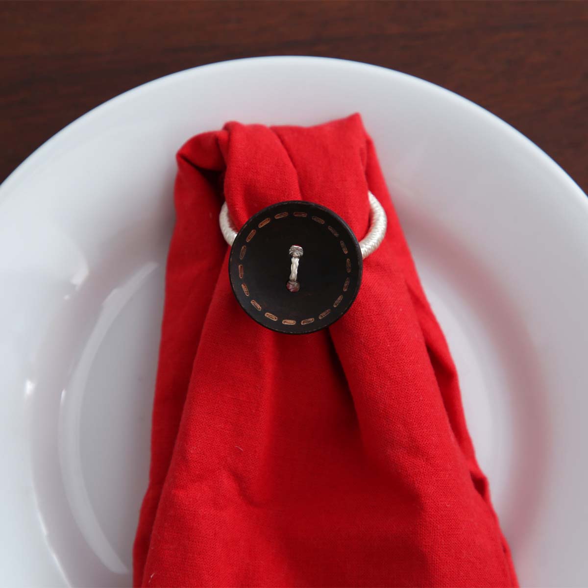 Button Napkin Ring