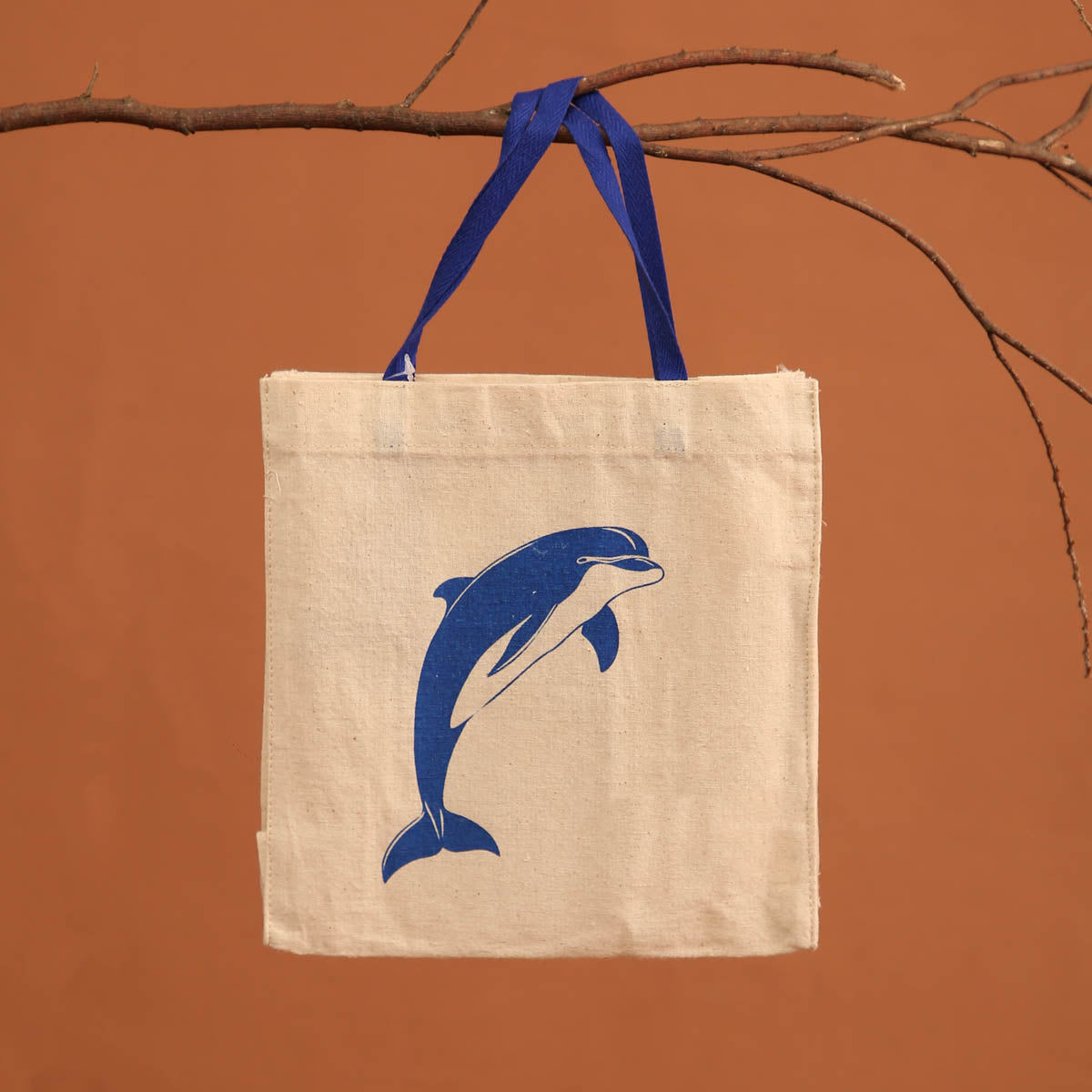 Dolphin Dive Tote Bag