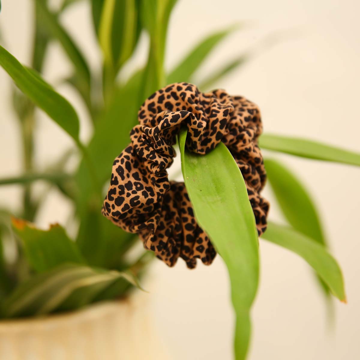Cheetah Print Scrunchie