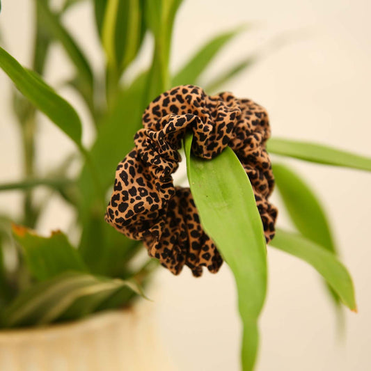 Cheetah Print Scrunchie