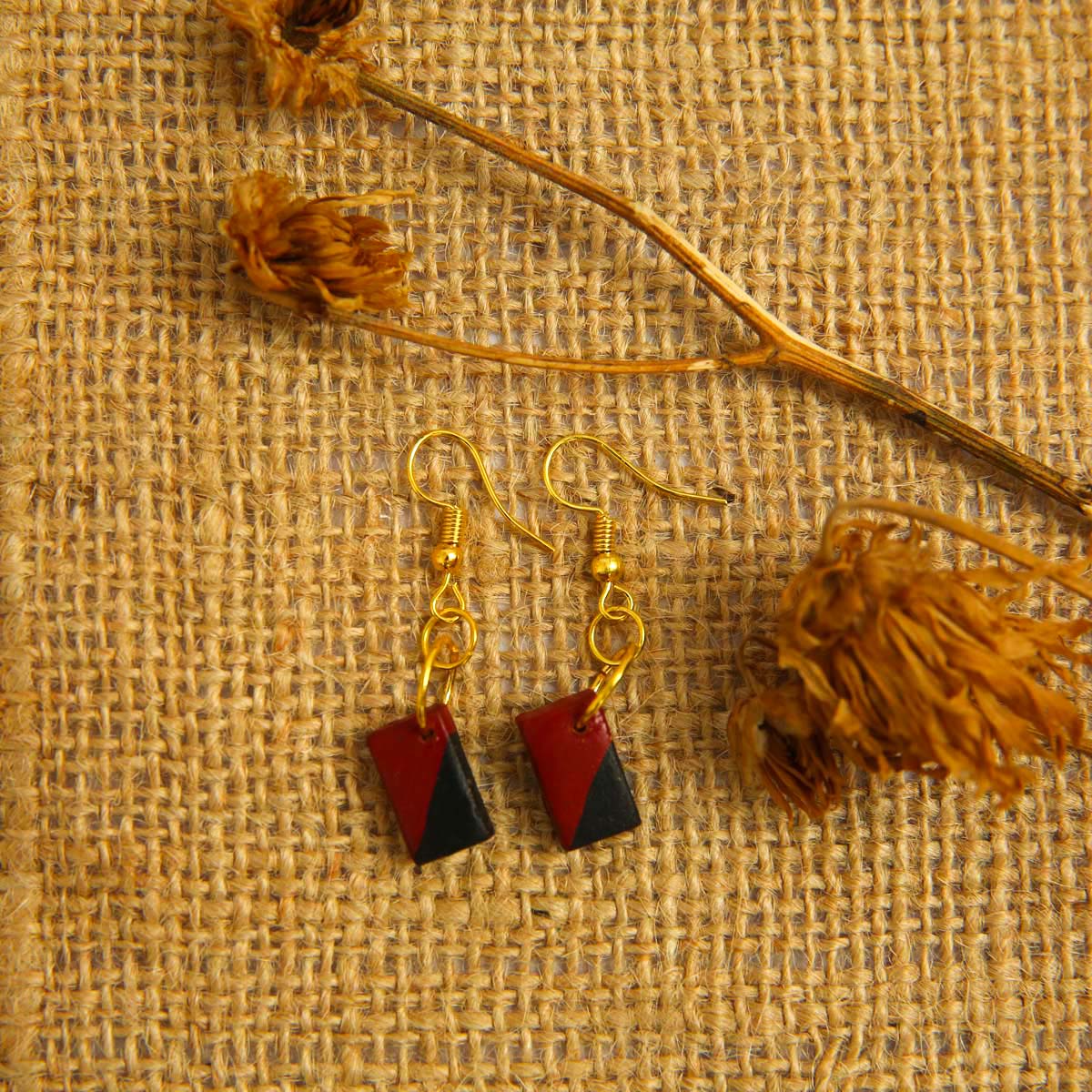 Ebony Terracotta Earrings