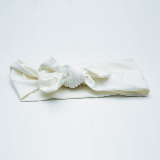 White Bow Knot Headband