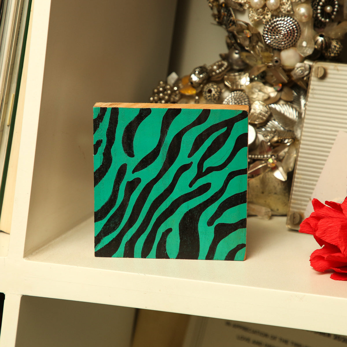 Turq Stripes Painting