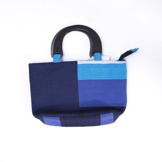 Blue Block Handbag