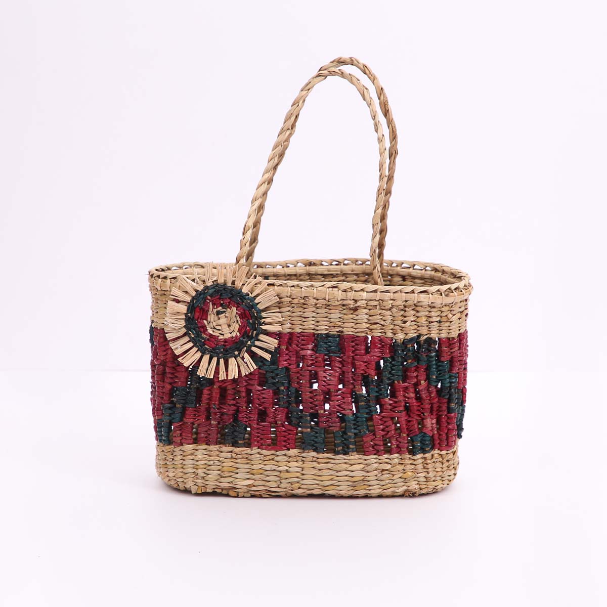 Water Reed Flower Handbag