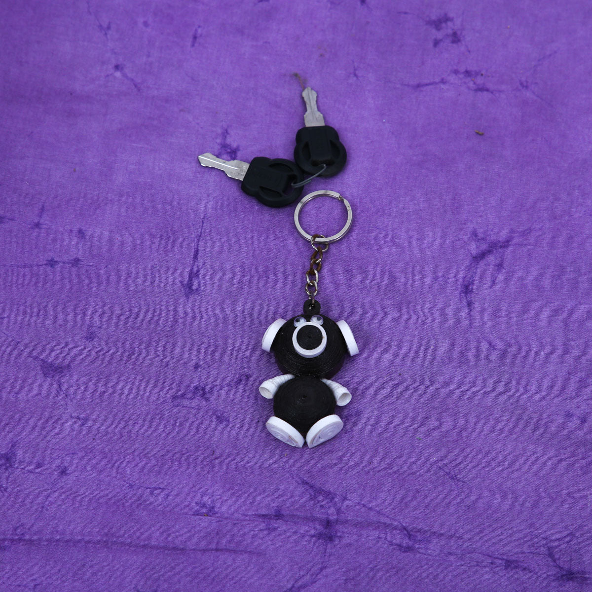 Black Dog Key Tag