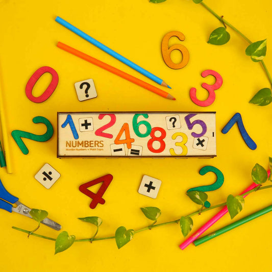 Wooden Number Set