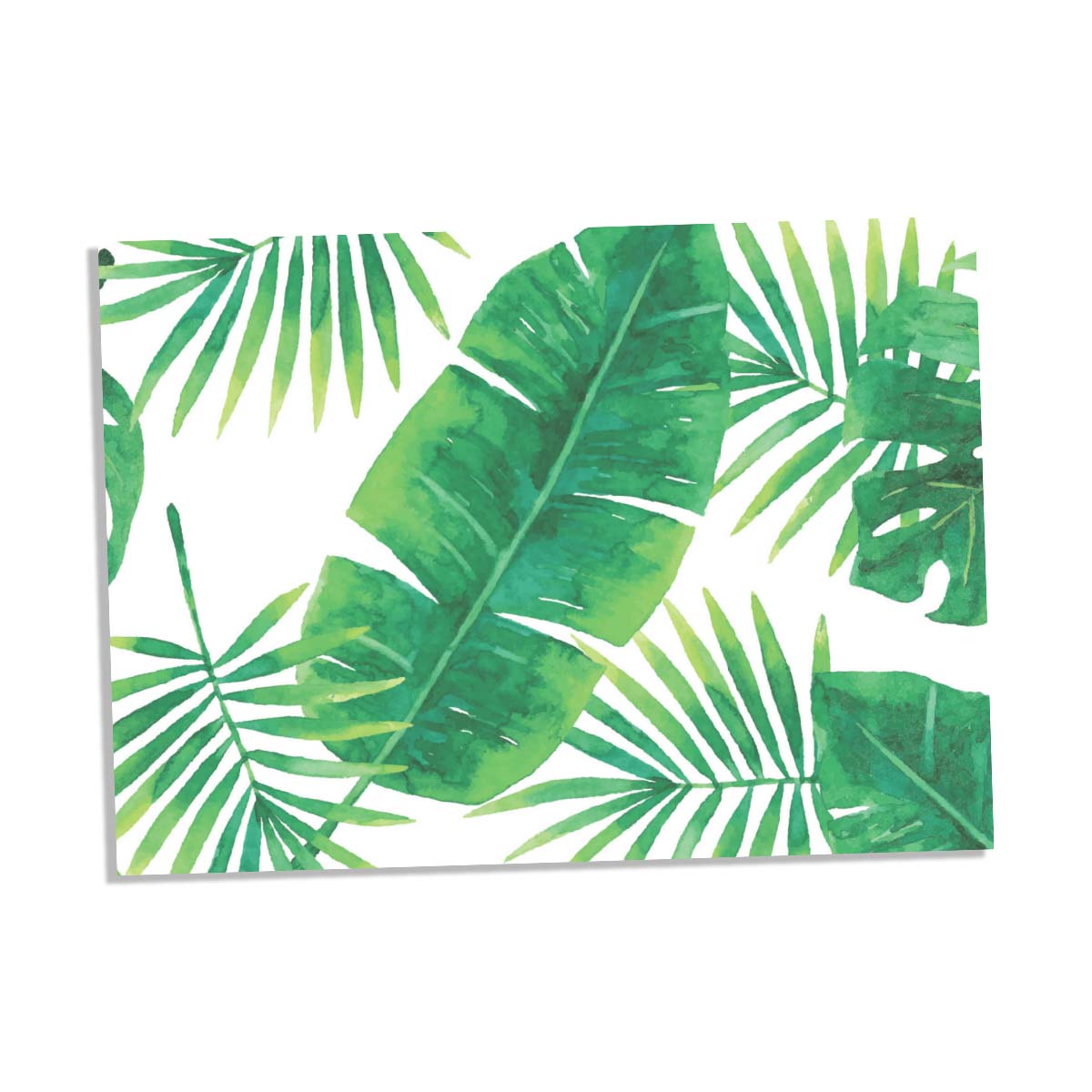 Banana leaf print Greeting Card