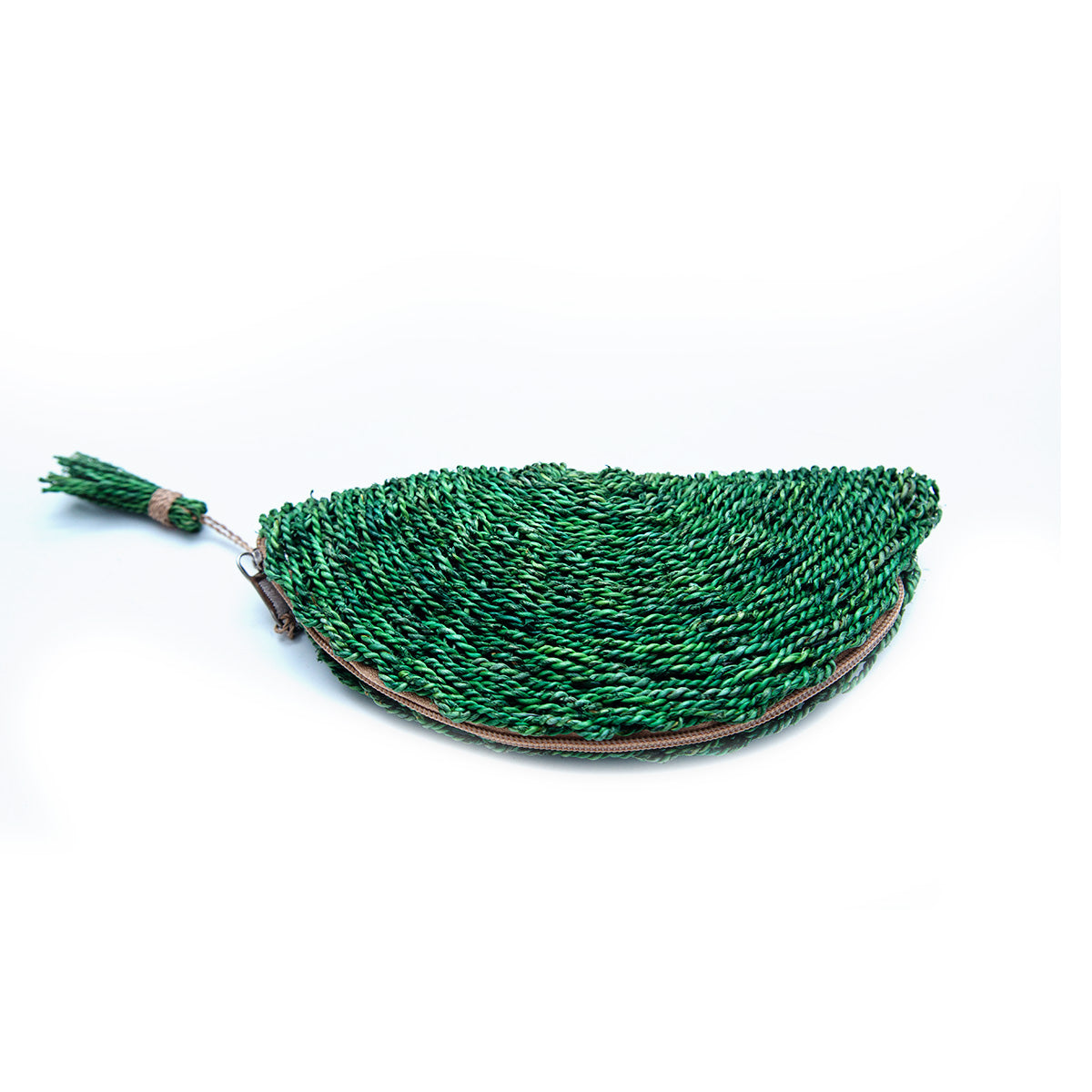 Green Corn Husk Clutch