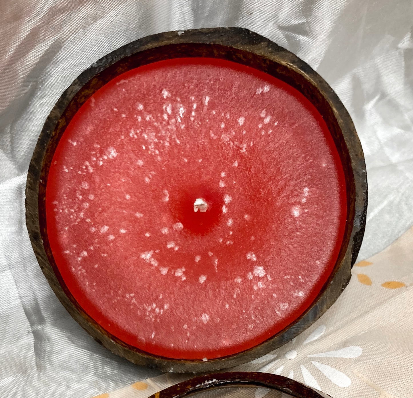 Strawberry Blonde Coconut Shell Candle - Large
