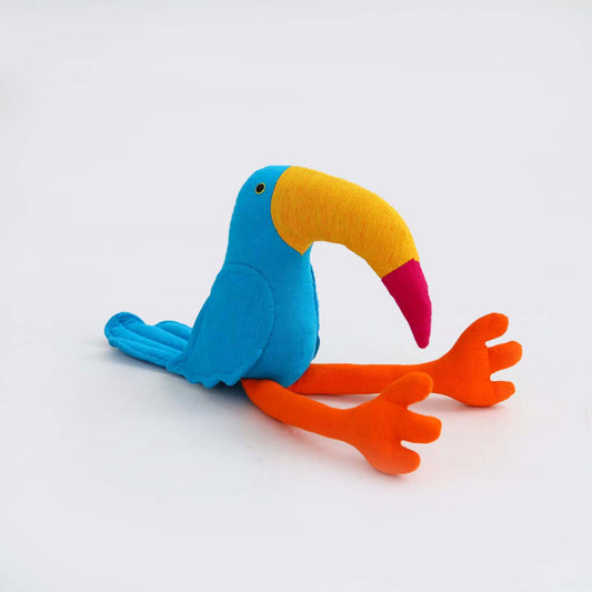 Blue Toucan Handloom Soft Toy