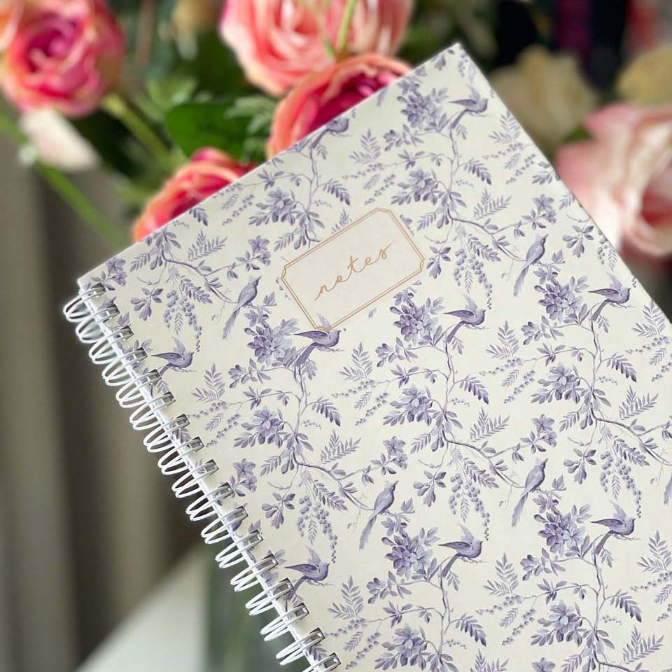 Zen garden Ivory A5 Notebook