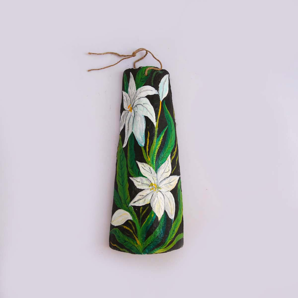 Water Lilies Ulu Wall Hanging
