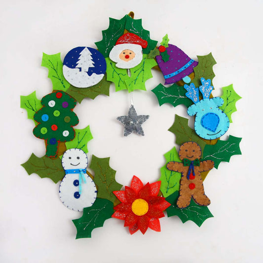 North Pole Christmas Wreath