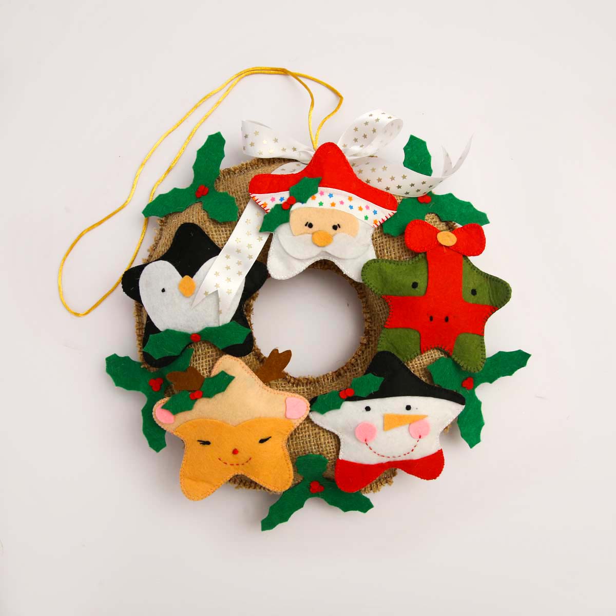 The North Pole Felt Wreath