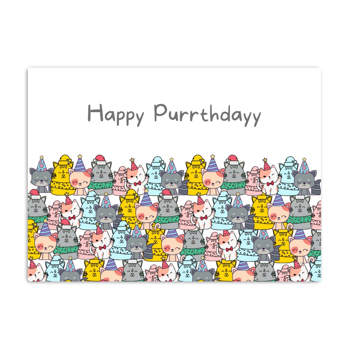 Happy Purrday Card