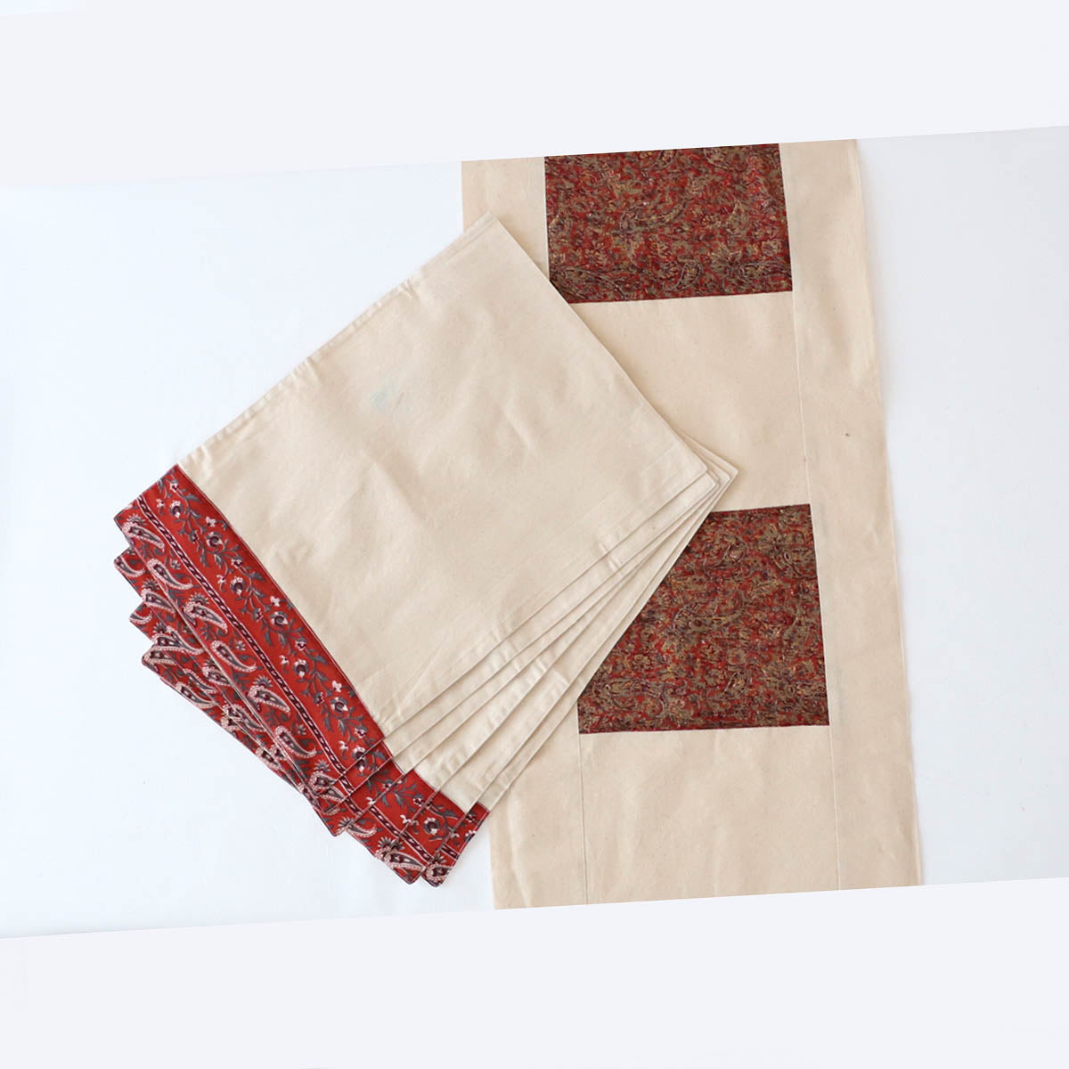 Brown Motifs Table Linen Set