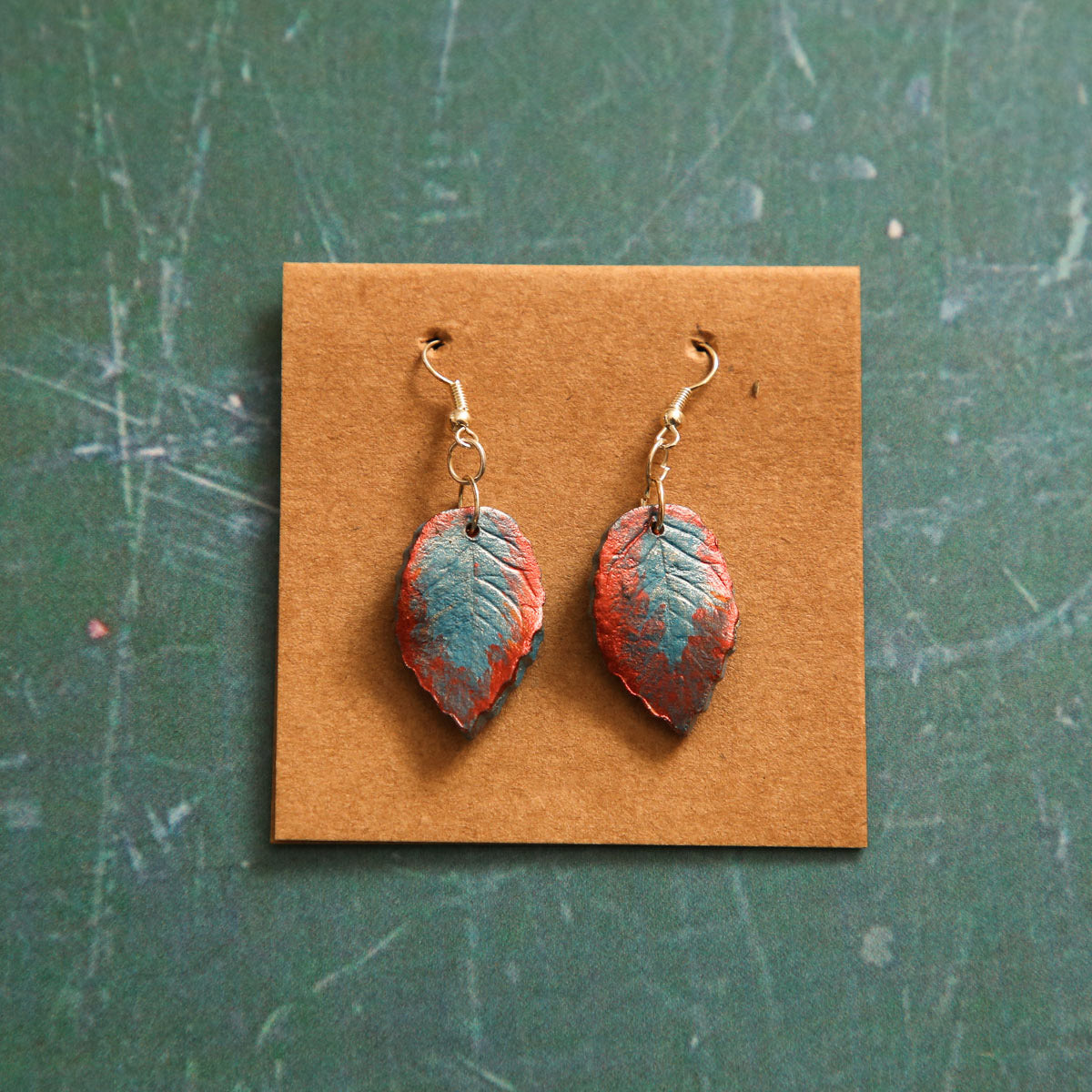 Copper Stains Earrings