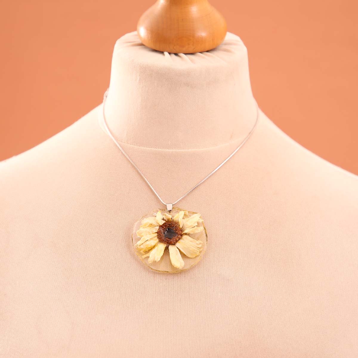 Wild Dandelion Resin Necklace