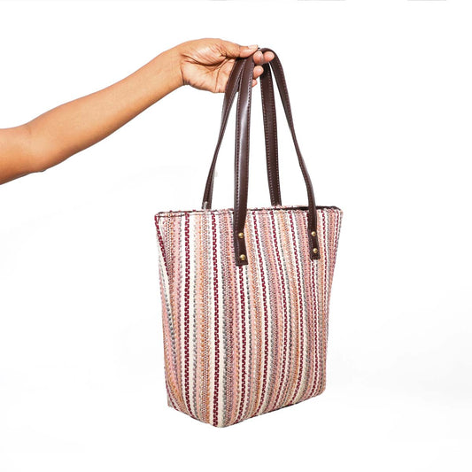 Vintage Stripes Tote Bag
