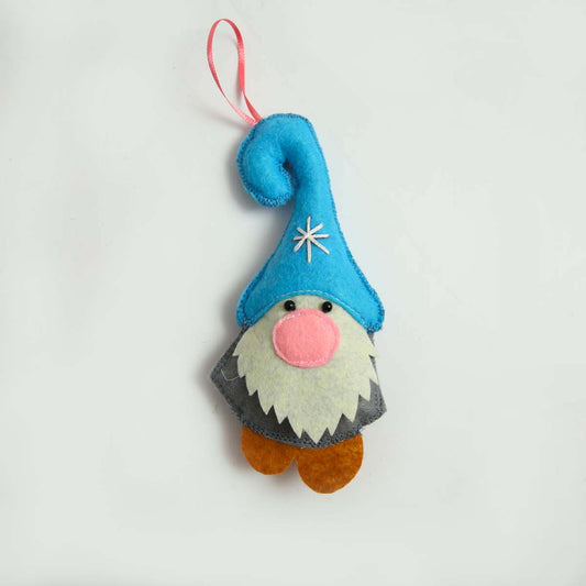 Blue Gnome Ornament