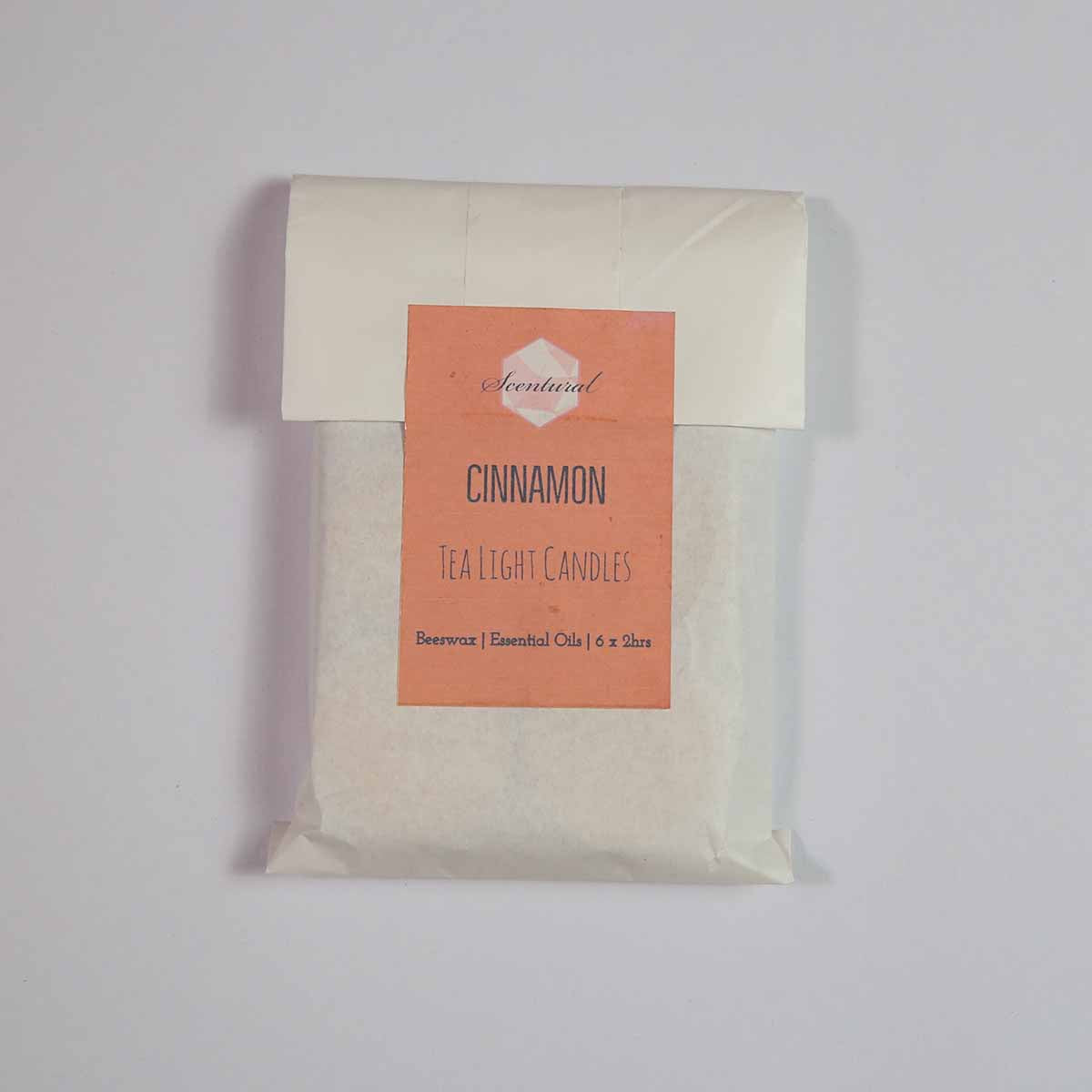 Cinnamon Beeswax Tea Light Candles