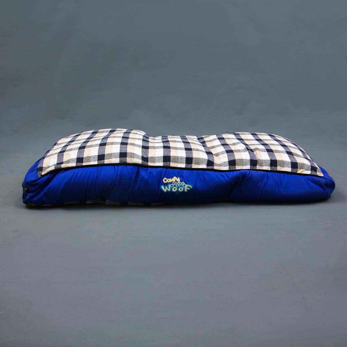 Checked Pet Bed - Large