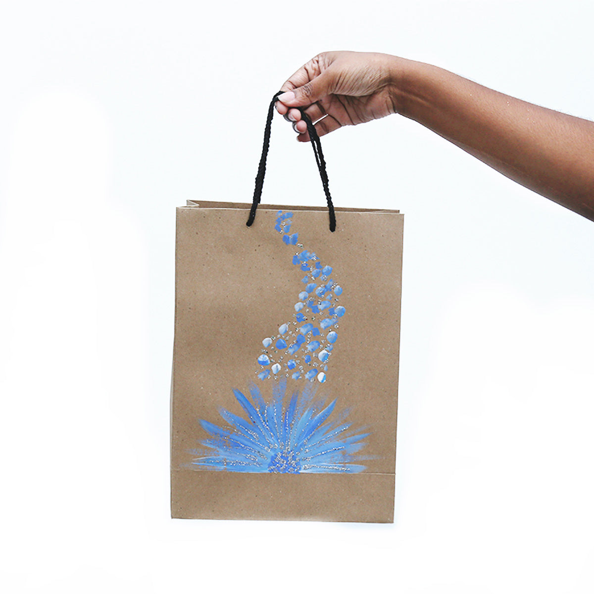 Blooms Hand Painted Gift Bag