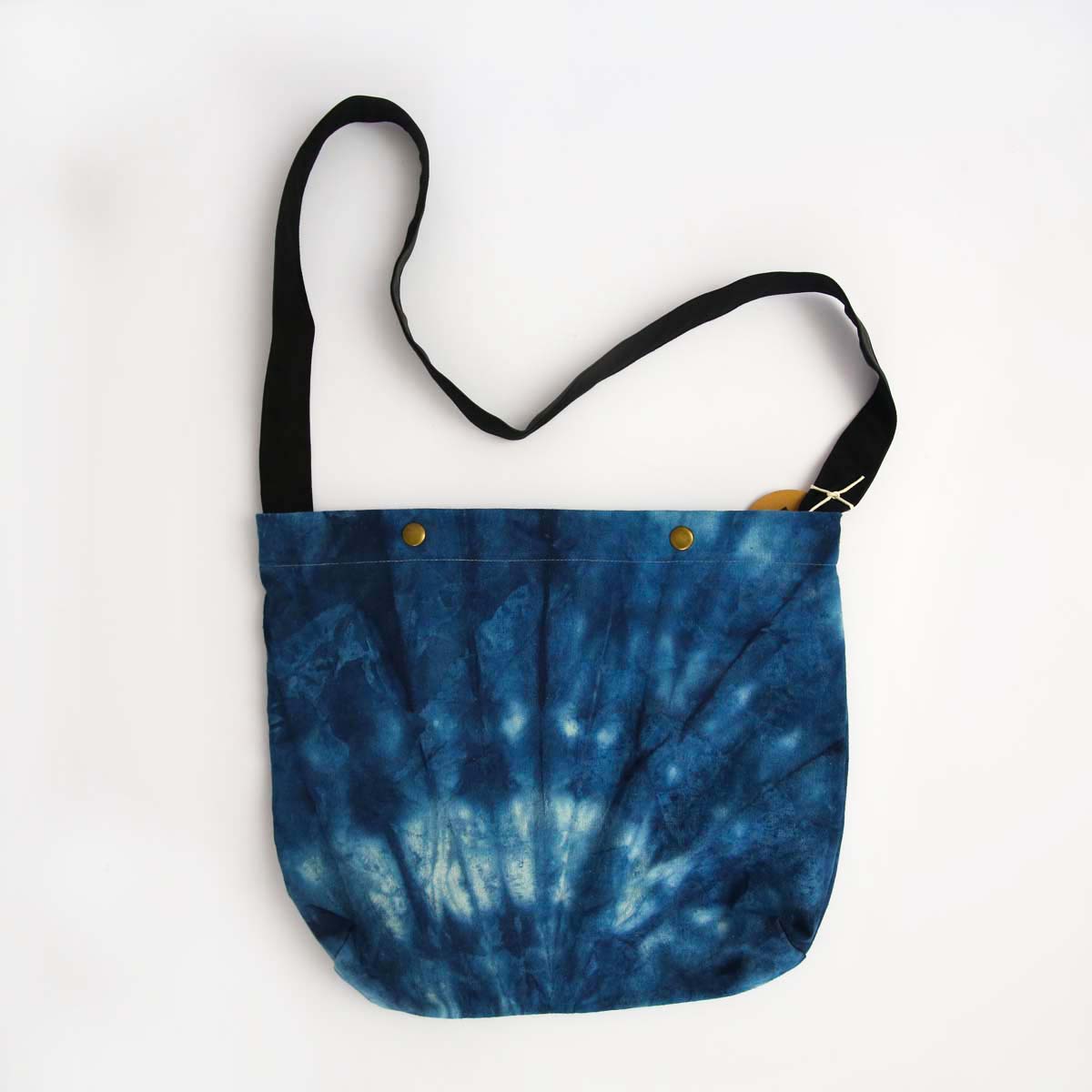 Blue Tie Dye Satchel