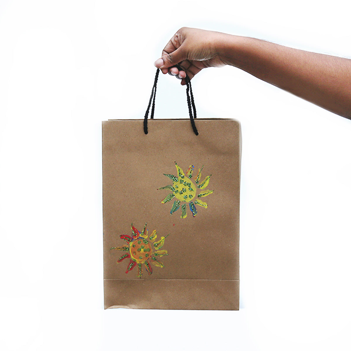 Sunny Side Hand Painted Gift Bag