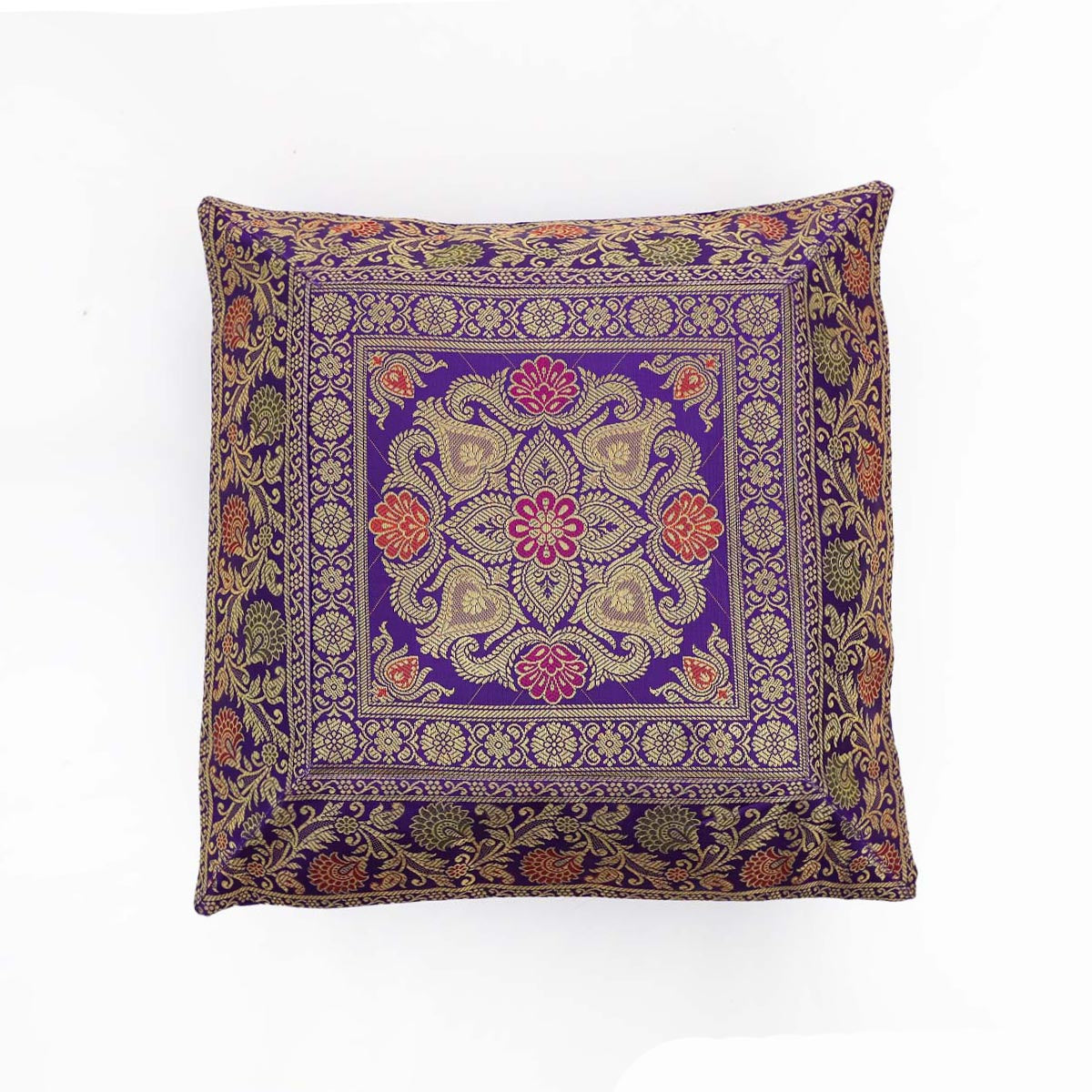 Purple Haze Silk Cushion Cover