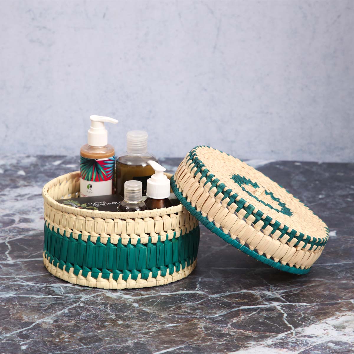 Turq Palmyra Storage Box