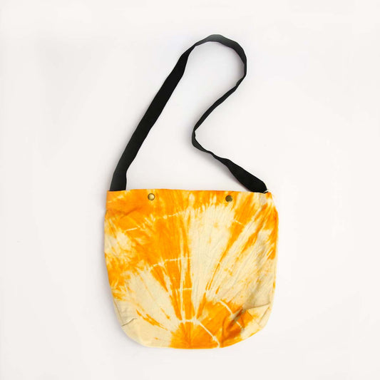 Yellow Tie Dye Satchel