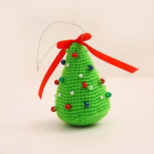 Green Amigurumi Crochet Ornament