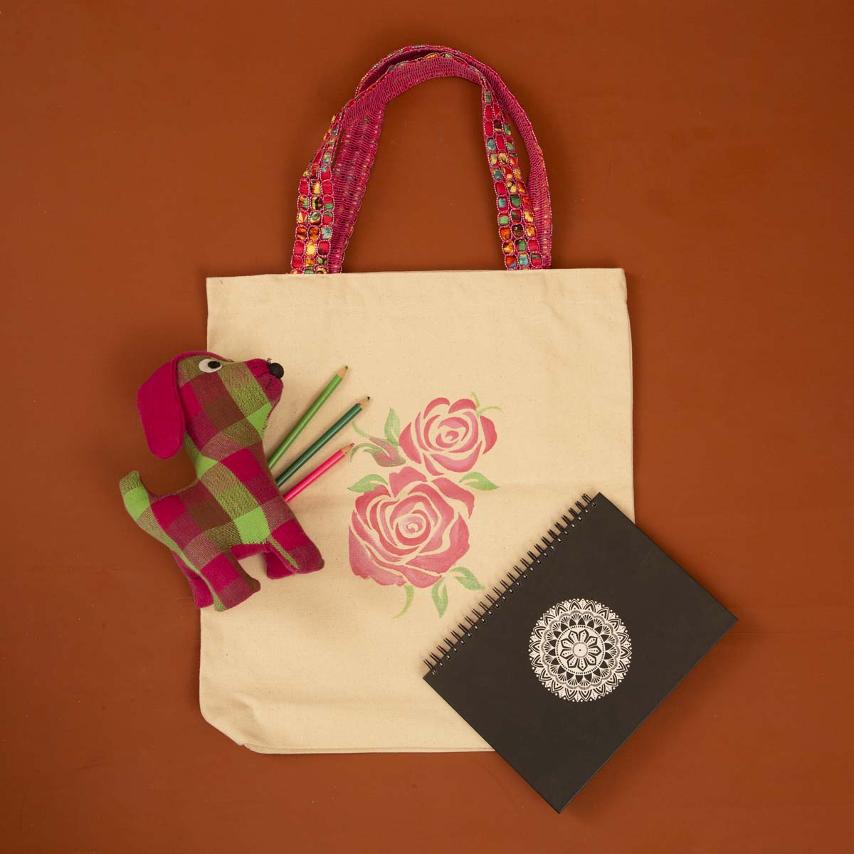 Roses Cotton Tote