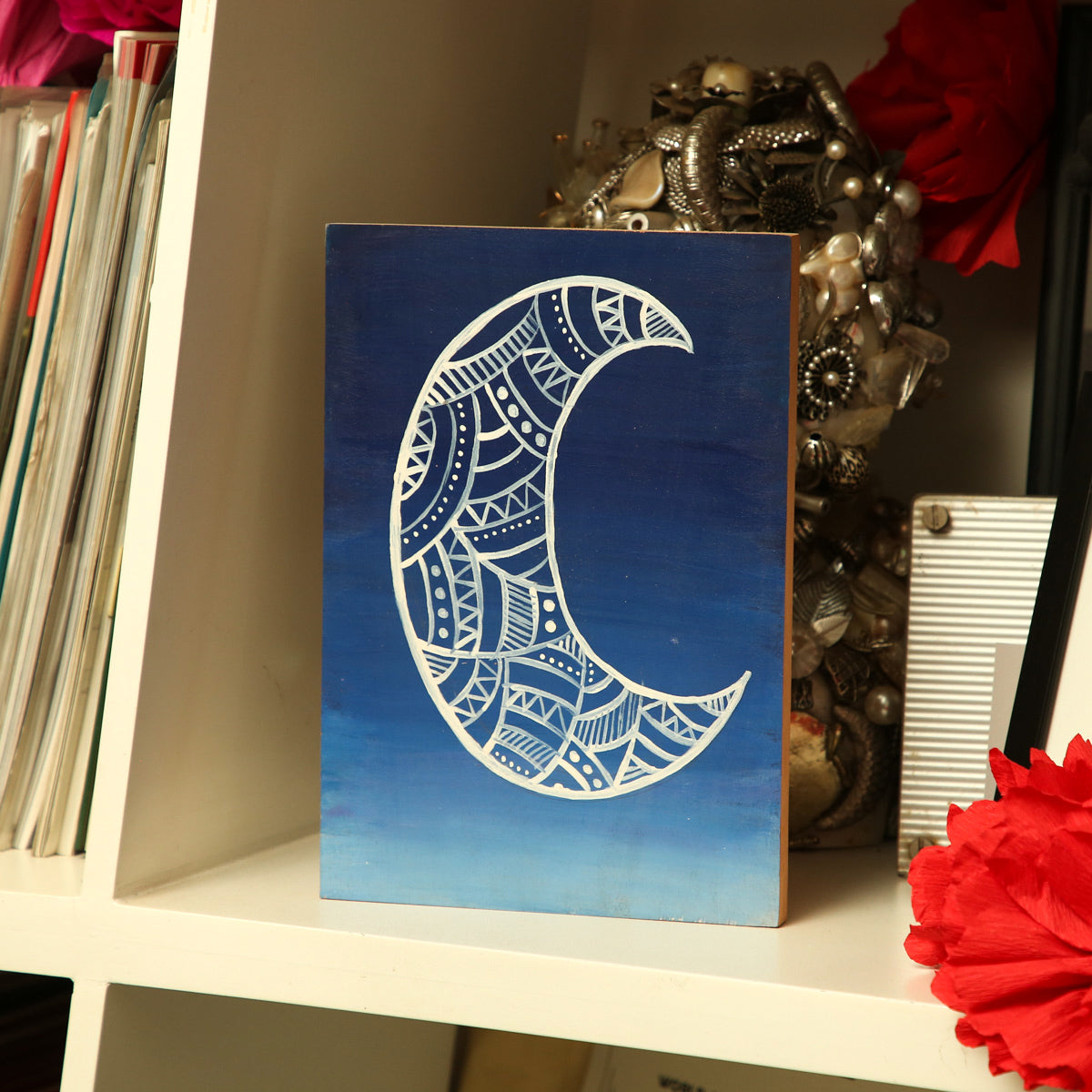 Crescent Moon Painting