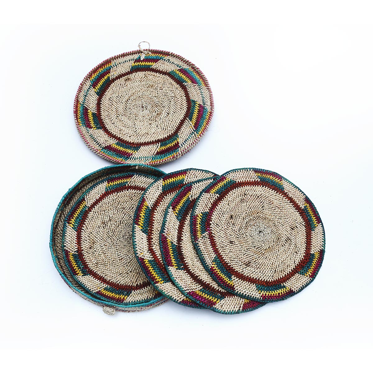 Rainbow Palmyrah Tablemats