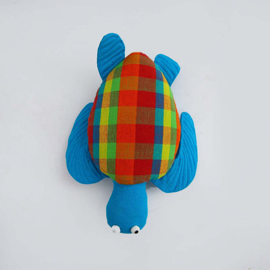 Blue Turtle Handloom Soft Toy