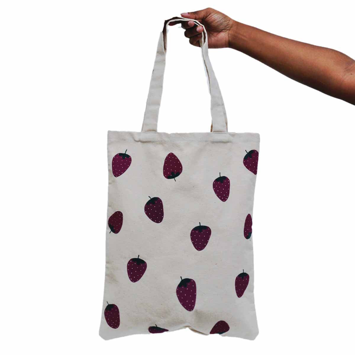 Purplue Berry Tote Bag