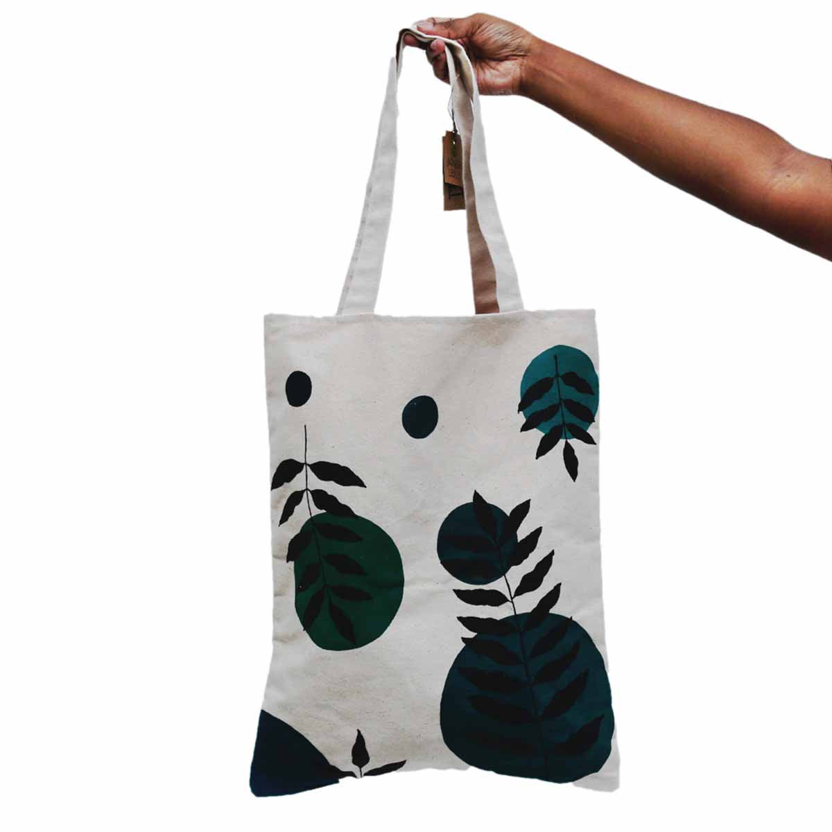 Plam Leaf Tote Bag