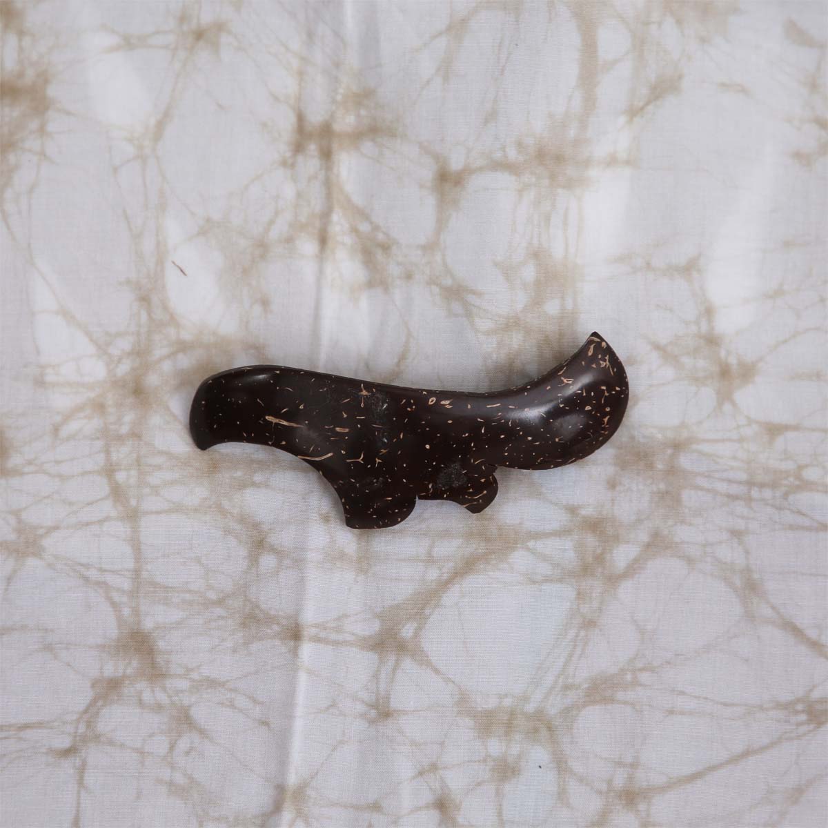 Coconut Shell Butterfly Hair Clip