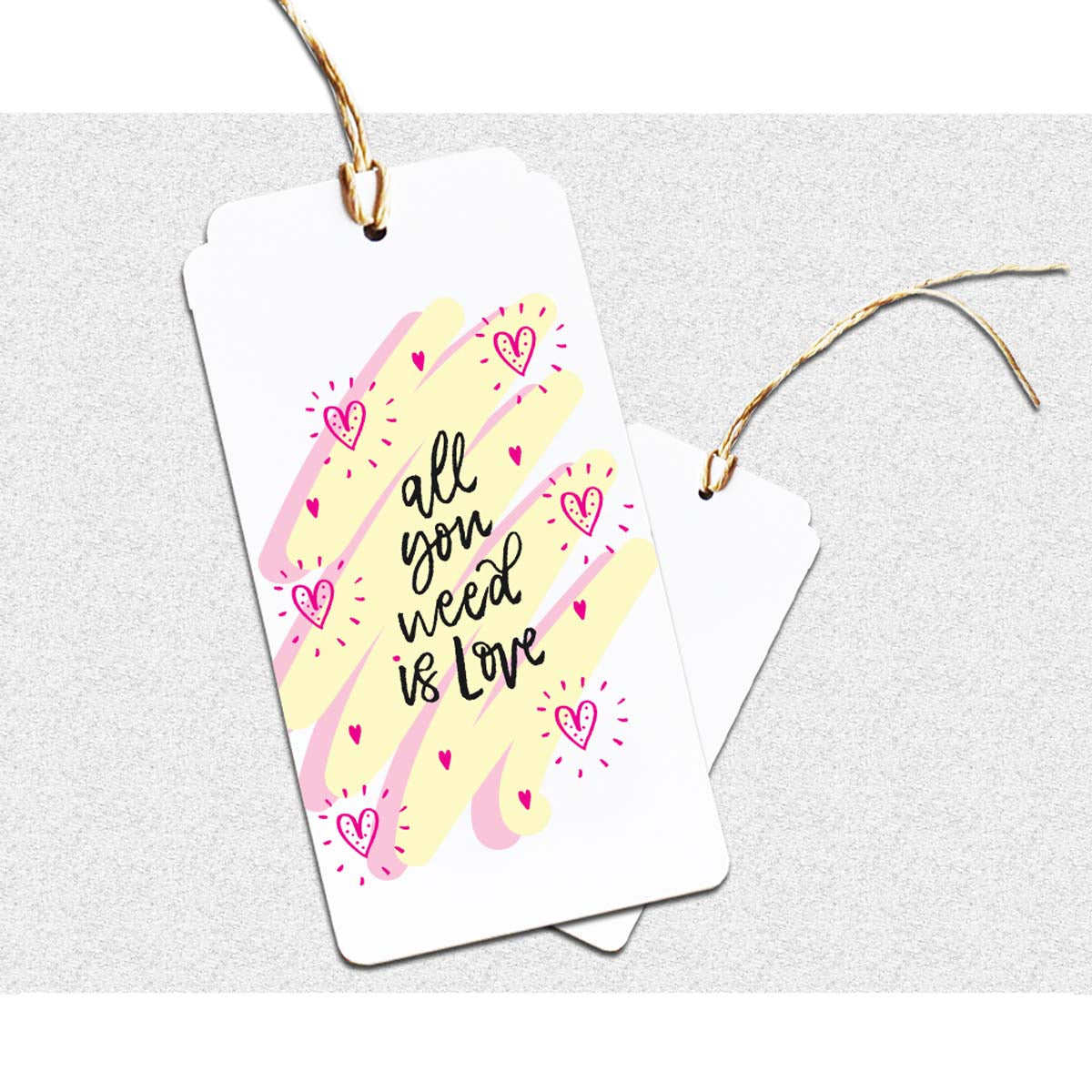 All You Need Is Love Gift Tag