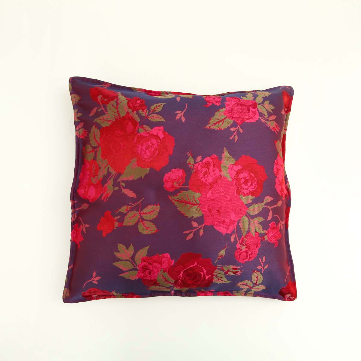 Rose Bunch Embossed Cushion Cover