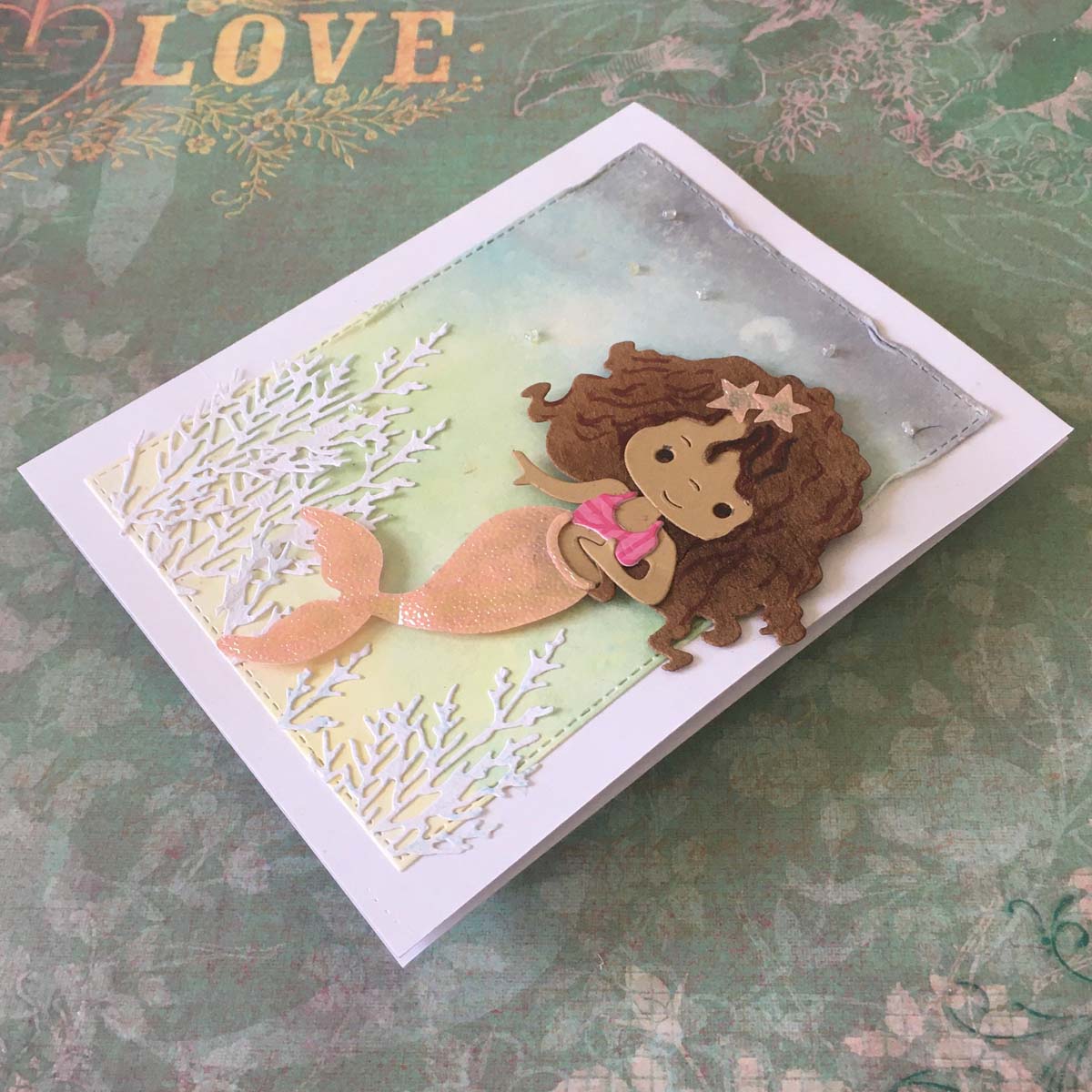 Mermaid Birthday Card