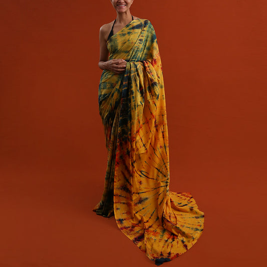 Dawn Tie Dye Saree