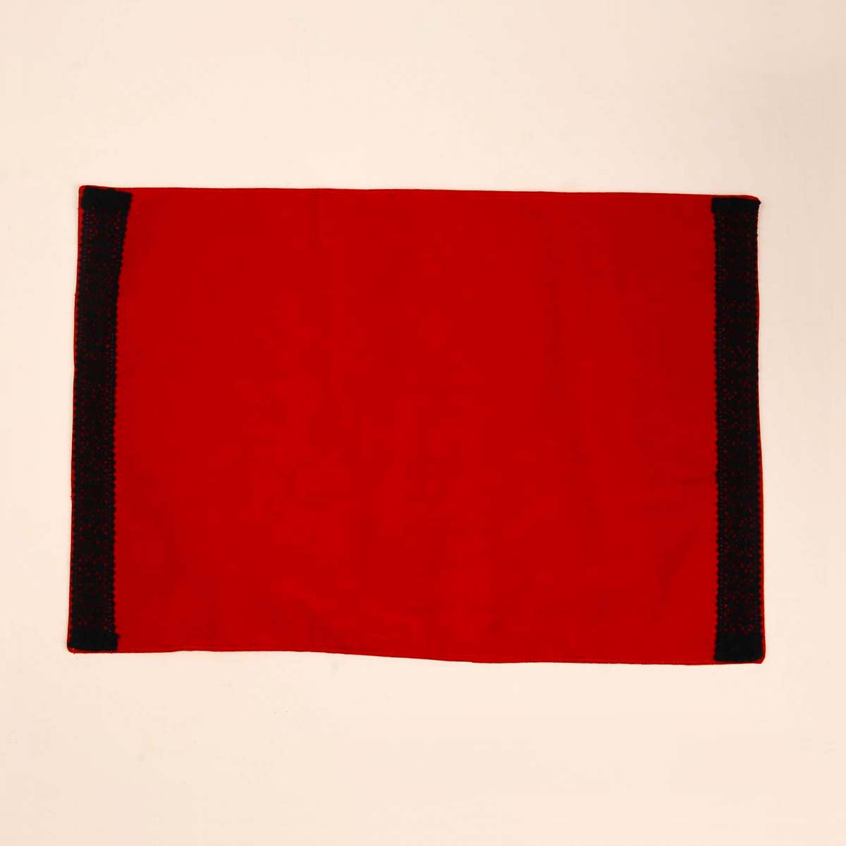Block Red Placemat Set