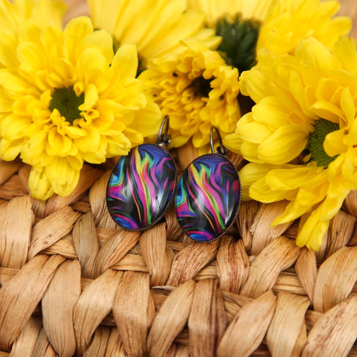 Kinetic Chrome Earrings